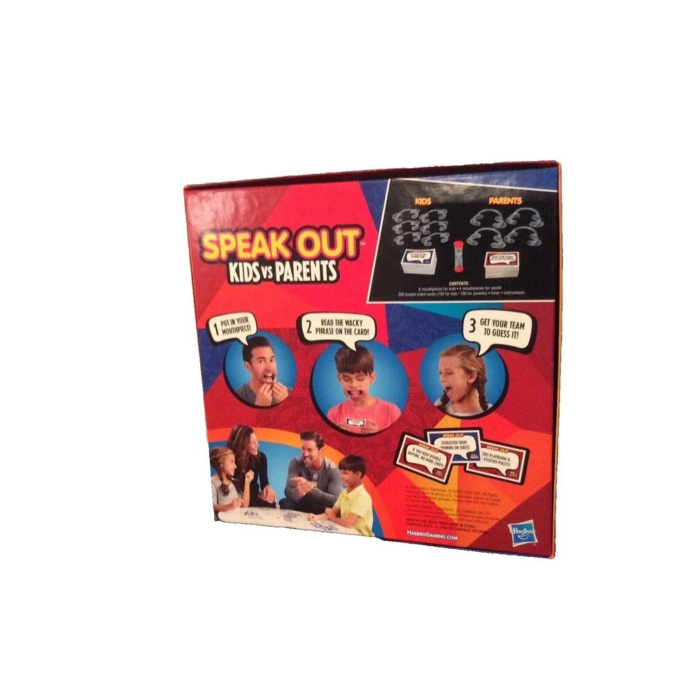 Speak Out Kids vs Parents Game - With Misheard Lyrics Expansion EUC